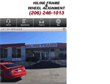 Tablet Screenshot of hilineframe.com